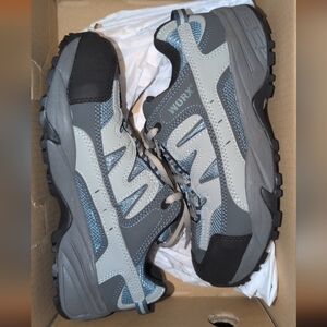 Worx By Red Wings Gray and Black WorkShoes